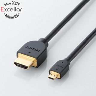 エレコム(ELECOM)のELECOM　イーサネット対応 micro HDMI ケーブル CAC-HD14EU15BK　1.5m(PC周辺機器)