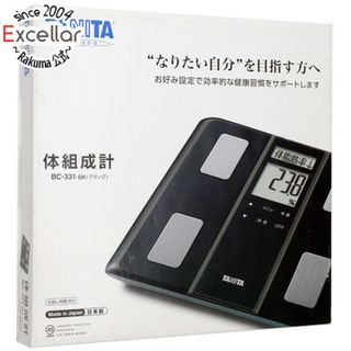 タニタ(TANITA)の【新品訳あり(箱きず・やぶれ)】 タニタ製　体組成計　BC-331-BK　ブラック(体重計/体脂肪計)