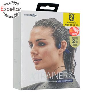 アフターショックス(AFTERSHOKZ)の【新品(箱きず・やぶれ)】 Shokz　オーディオプレーヤー搭載骨伝導ヘッドフォン Xtrainerz AFT-EP-000017　4GB サファイアブルー(その他)