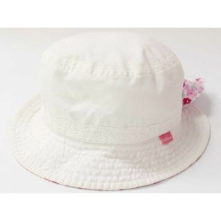 ミキハウス(mikihouse)の【春物 新入荷!】◇ミキハウス/mikihouse◇48-50cm ハット/帽子 白×ピンク【中古】子供 キッズ kids ベビー baby 女の子 春夏 bagetc 613042(帽子)