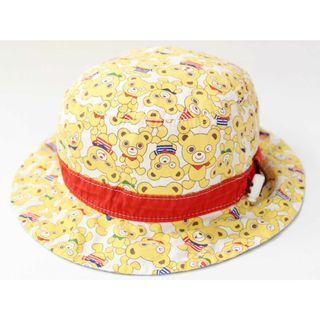 ミキハウス(mikihouse)の【春物 新入荷!】◇ミキハウス/mikihouse◇48-50cm ハット/帽子 黄×白【中古】子供 キッズ kids  ベビー baby 男の子 春夏 bagetc 613042(帽子)