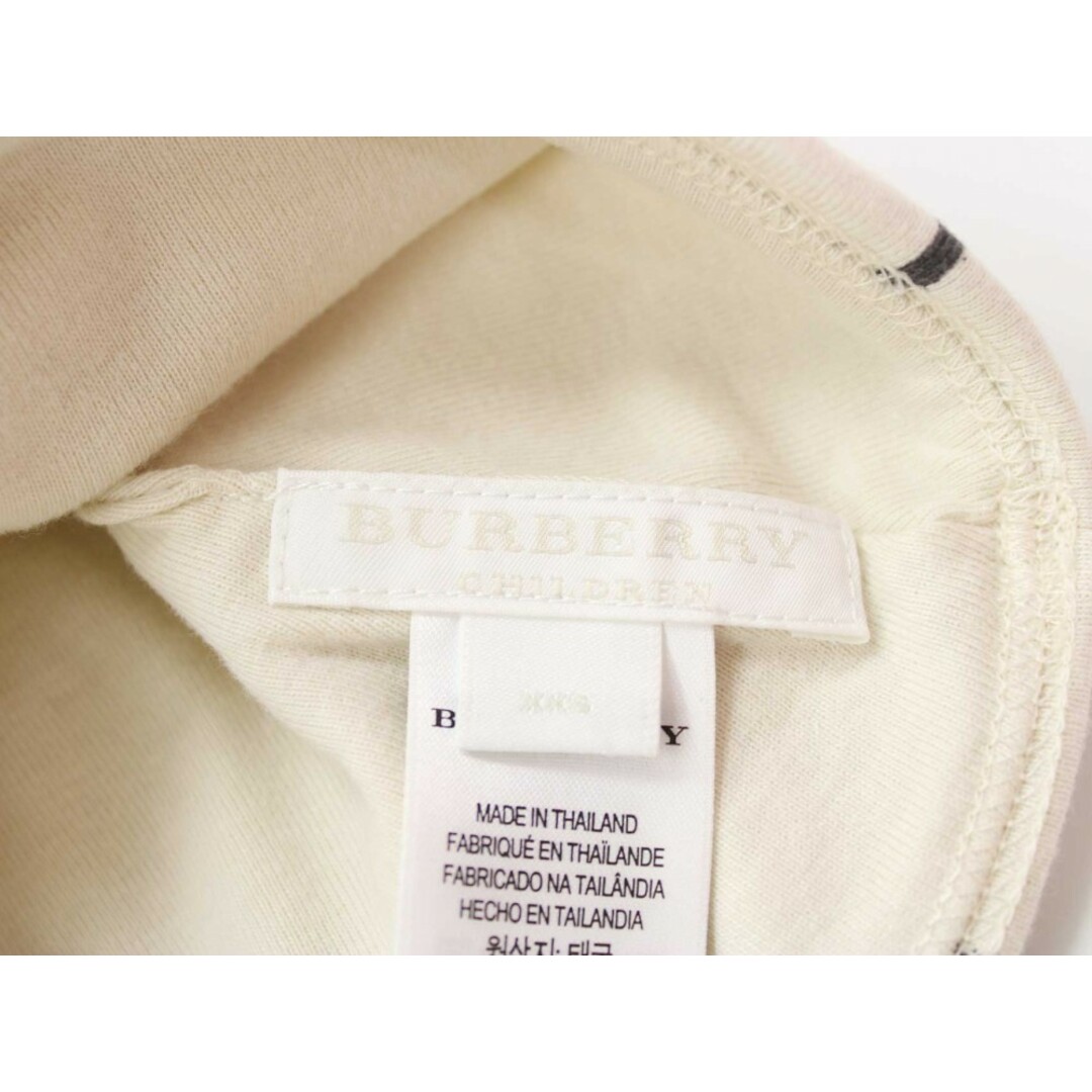 BURBERRY(バーバリー)の【春物 新入荷!】◇バーバリー/BURBERRY◇42-44cm 帽子 オフホワイト＆グレー【中古】子供 キッズ kids ベビー baby 女の子 春夏秋 bagetc 613042 キッズ/ベビー/マタニティのこども用ファッション小物(帽子)の商品写真