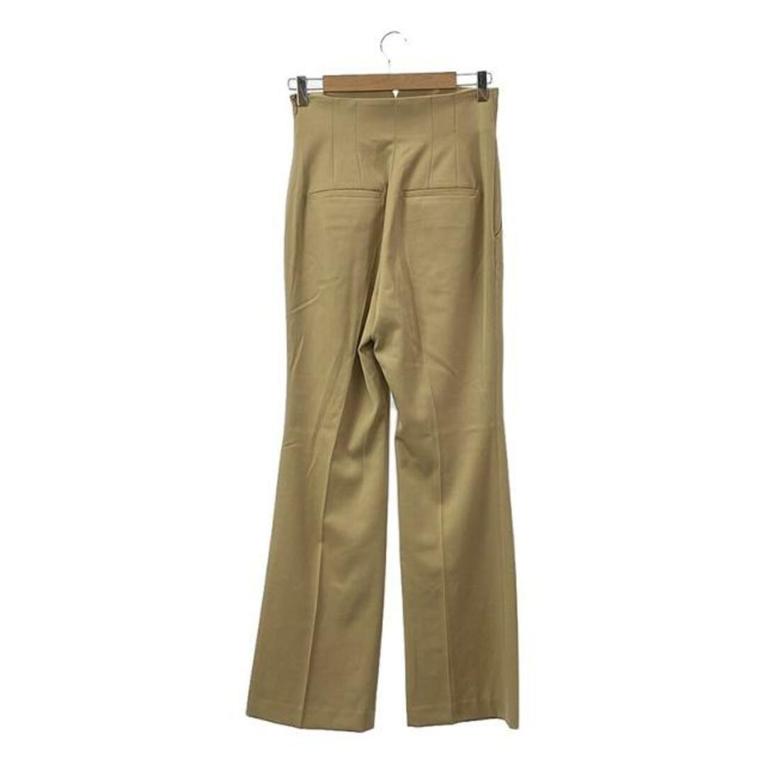 【新品】 Mame Kurogouchi / マメクロゴウチ | 2023AW | Wool Gabardine Flared Trousers パンツ | 2 | ベージュ | レディース 【新品】 Mame Kurogouchi / マメクロゴウチ | 2023AW | Wool Gabardine Flared Trousers パンツ | 2 | ベージュ | レディース