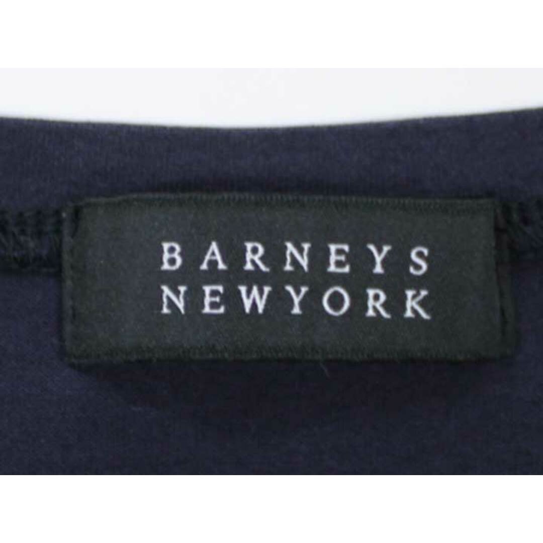 BARNEYS NEW YORK(バーニーズニューヨーク)の【春物新入荷】■BARNEYS NEWYORK/バーニーズニューヨーク■Vネックカットソー/長袖 ネイビー/紺 レディース 36【中古】春夏 213042 レディースのトップス(Tシャツ(半袖/袖なし))の商品写真