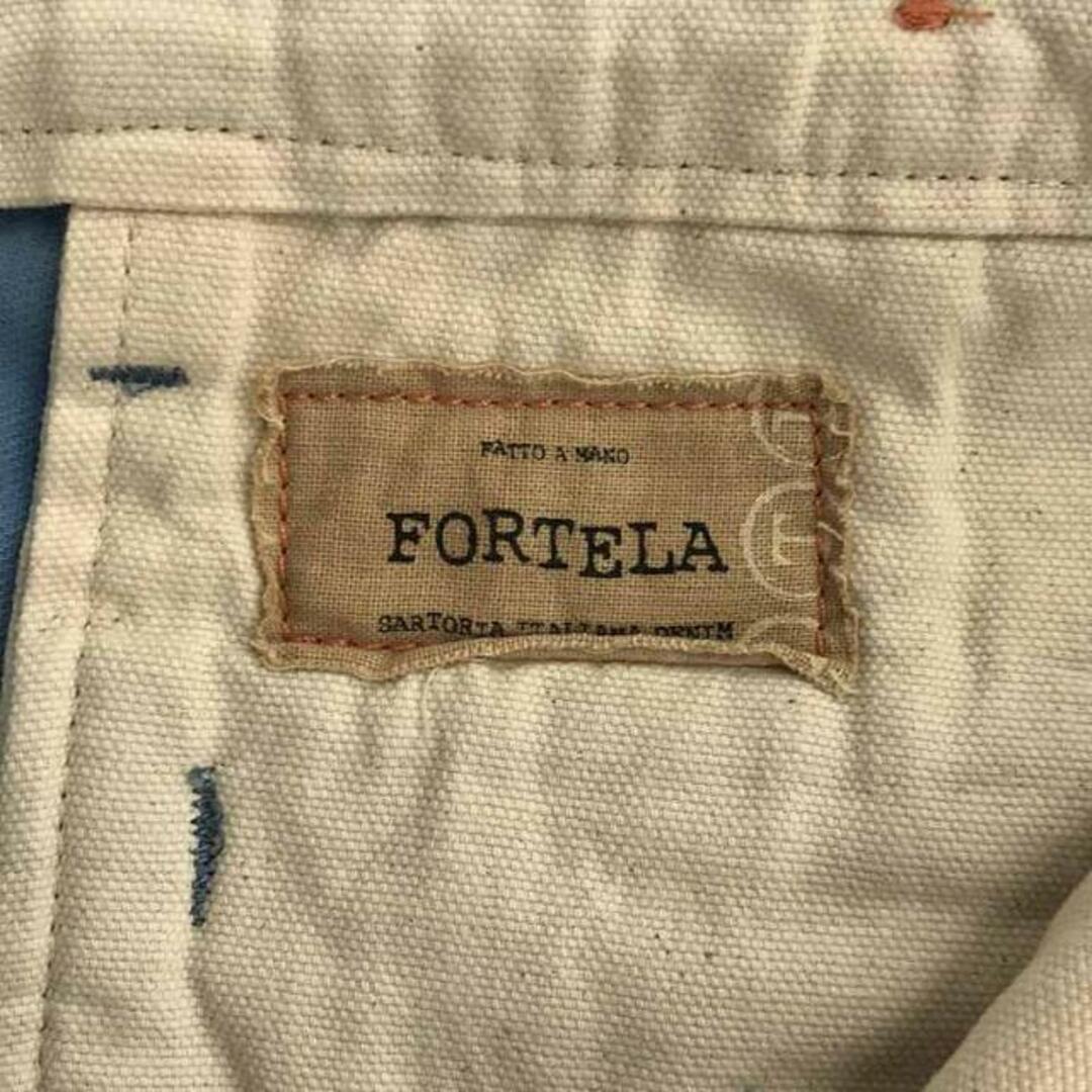 FORTELA / フォルテラ | コーデュロイ 2タック ストレートパンツ | 34 | ブルー | メンズ メンズのパンツ(その他)の商品写真