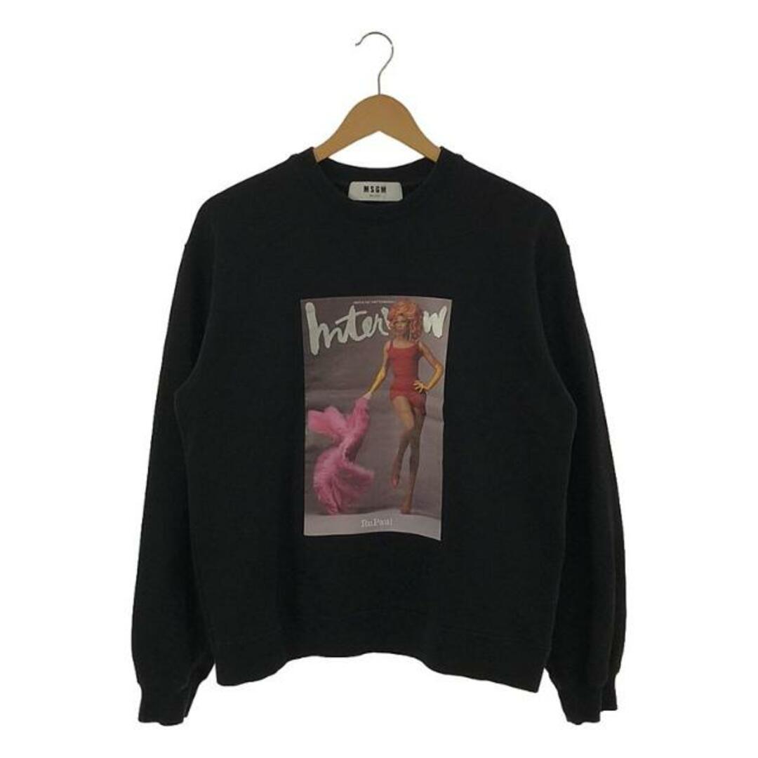 MSGM(エムエスジイエム)のMSGM / エムエスジーエム | × INTERVIEW RUPAUL COVER UNISEX SWEATSHIRT トレーナー | M | 部落 | レディース レディースのトップス(トレーナー/スウェット)の商品写真