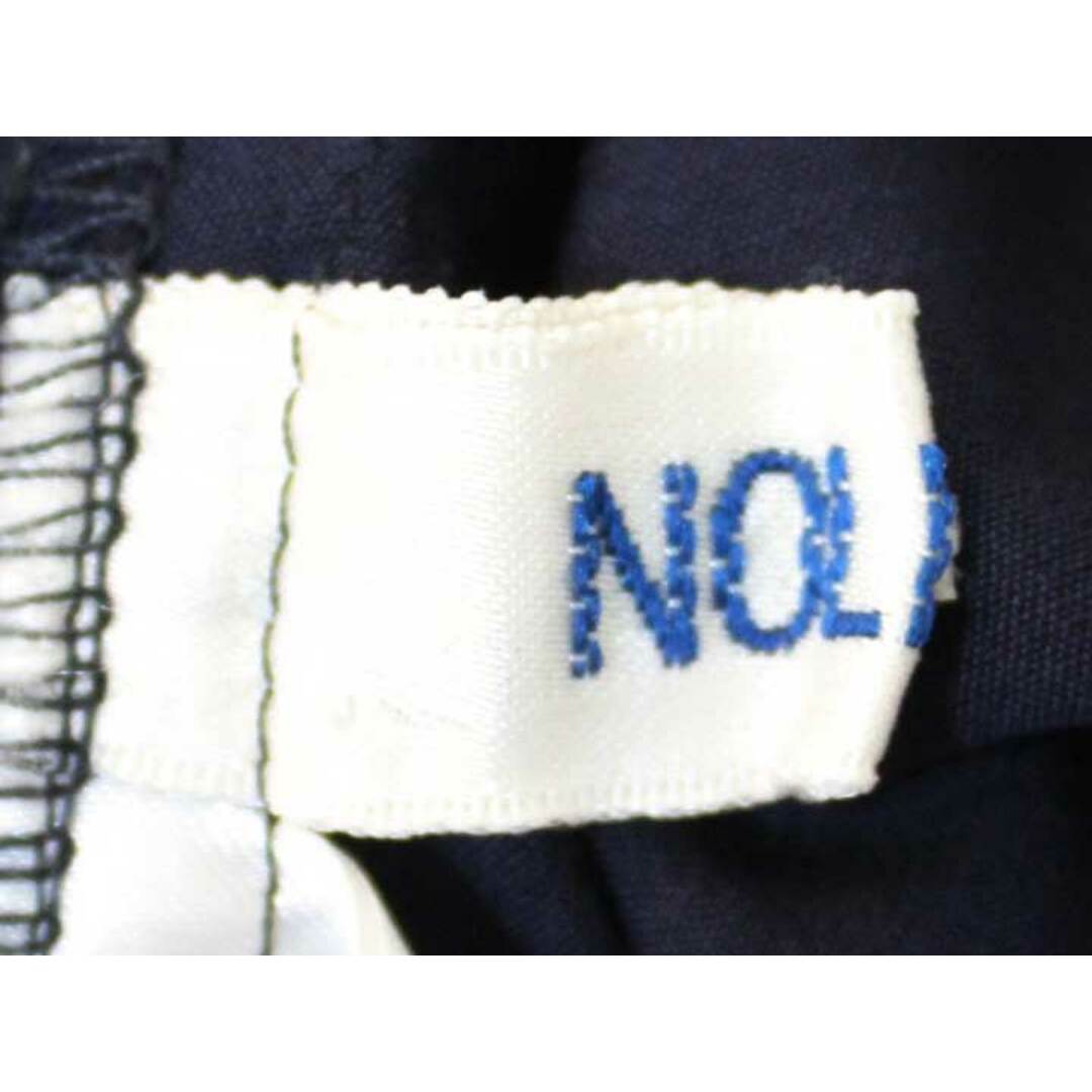 NOLLEY'S(ノーリーズ)の【春物 新入荷】☆NOLLEY'S/ノーリーズ☆ドロープローンメタル釦ブラウス/シャツ/ブラウス/長袖/Vネック/無地 ネイビー/紺 レディース 36【中古】春夏 513042 レディースのトップス(シャツ/ブラウス(半袖/袖なし))の商品写真