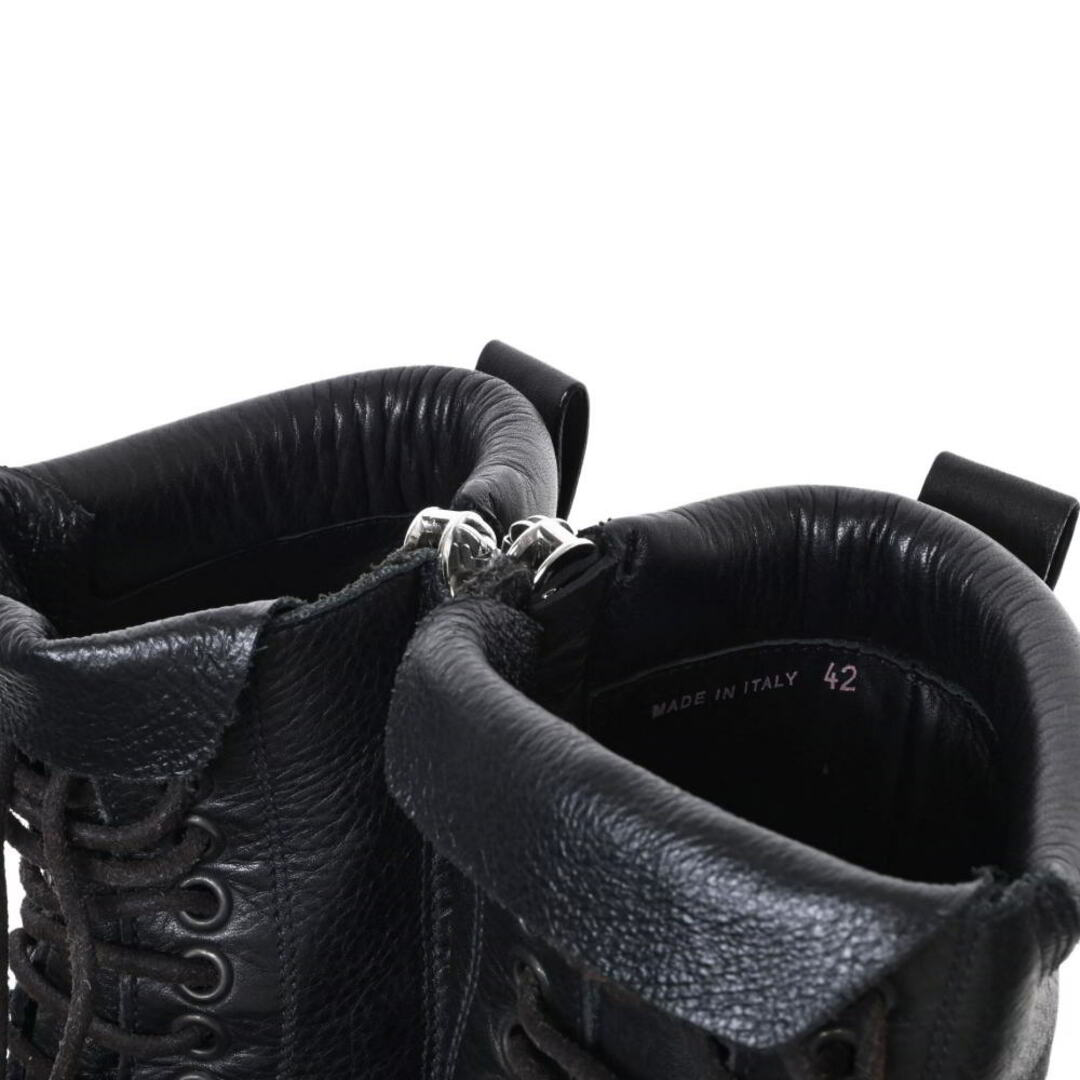 Rick Owens(リックオウエンス)のRick Owens サイドジップ   コンバットブーツ メンズの靴/シューズ(スニーカー)の商品写真