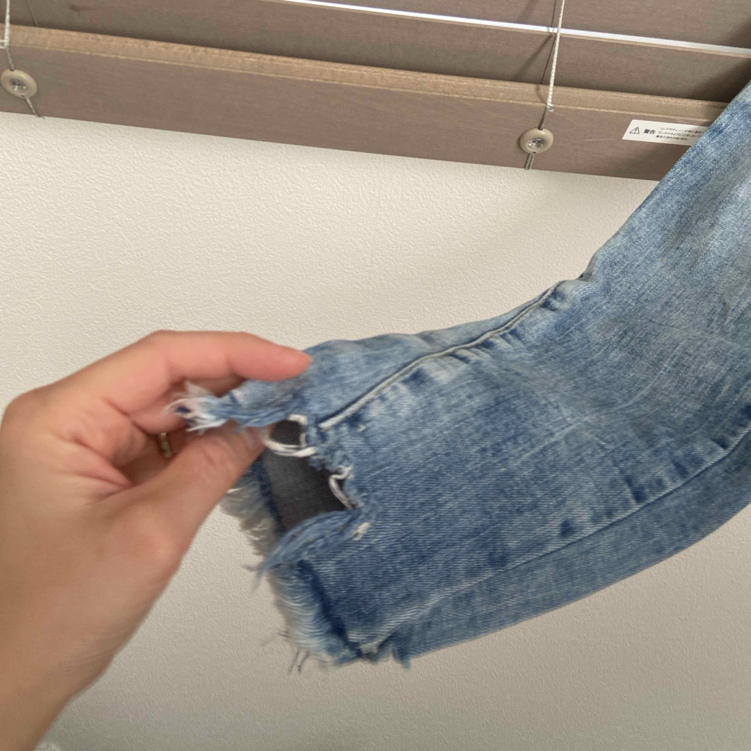 ZARA(ザラ)のZARA♡ダメージデニム♡スキニー レディースのパンツ(デニム/ジーンズ)の商品写真