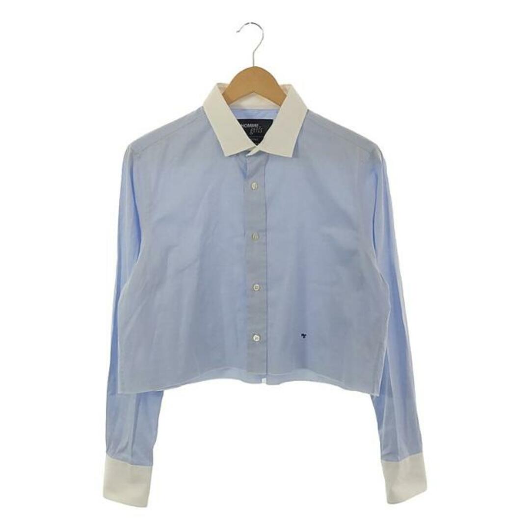 HOMME girls / オム ガールズ | クロップドコットンシャツ | L HOMME girls / オム ガールズ | クロップドコットンシャツ | L