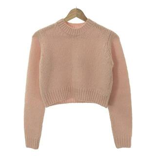 オーラリー(AURALEE)の【美品】  AURALEE / オーラリー | 2022AW | WOOL BABY CAMEL BRUSHED YARN KNIT SHORT PULL OVER / ウール キャメル ニット | 0 | LIGHT PINK | レディース(ニット/セーター)