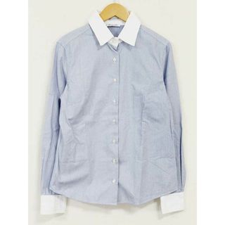 ナラカミーチェ(NARACAMICIE)の【春物  新入荷】☆NARACAMICIE/ナラカミーチェ☆レースカラーシャツ/シャツ/ブラウス/長袖/カジュアル ブルー/青 レディース 3【中古】春夏 913042(シャツ/ブラウス(半袖/袖なし))