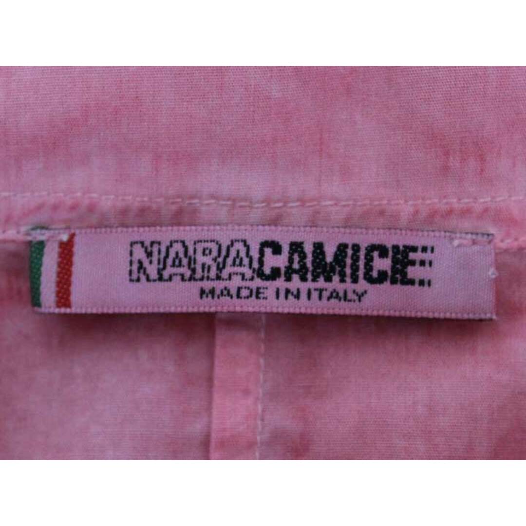 NARACAMICIE(ナラカミーチェ)の【 新入荷】☆NARACAMICIE/ナラカミーチェ☆ユーズド加工シャツ/サンプル品/シャツ/ブラウス/長袖/カジュアル ピンク レディース 42【中古】春夏秋冬 913042 レディースのトップス(シャツ/ブラウス(半袖/袖なし))の商品写真