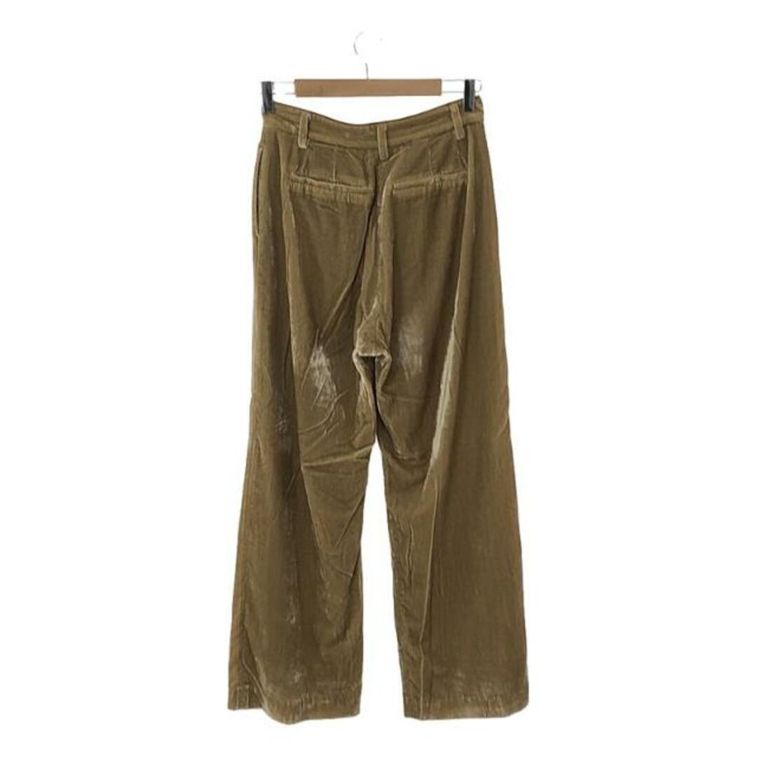 CLANE(クラネ)のCLANE / クラネ | × MINAMI TANAKA  COLOR LINE VELOR PANTS ベロアパンツ | 2 | ベージュ | レディース レディースのパンツ(その他)の商品写真