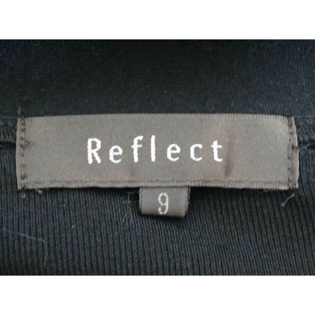 ReFLEcT(リフレクト)の【春物  新入荷】☆Reflect/リフレクト☆カーディガン/ニット、カーディガン/無地/七分袖 ブラック/黒 レディース 9【中古】春秋913042 レディースのトップス(カーディガン)の商品写真