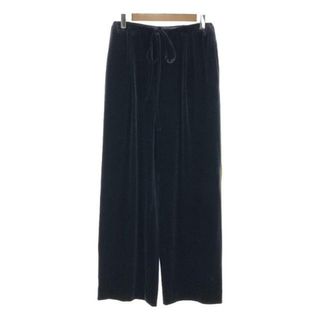 ロク(6 (ROKU))の【美品】  6(ROKU) / ロク | VELOUR PANTS ベロアパンツ | 36 | ネイビー/イエロー | レディース(その他)