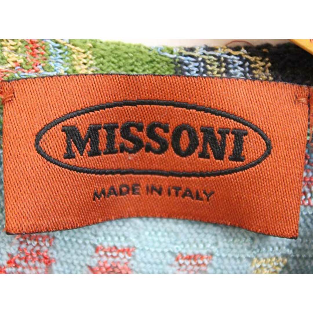 MISSONI(ミッソーニ)の【春物 新入荷】‡MISSONI/ミッソーニ‡ボーダーウールニット/プルオーバー/長袖 マルチカラ― レディース 44【中古】 春秋 813042 レディースのトップス(ニット/セーター)の商品写真