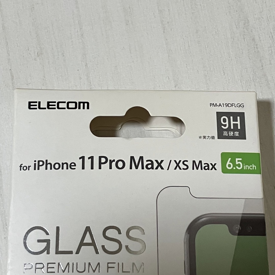 ELECOM(エレコム)のエレコム　iPhone 11pro Max/xs Max 強化ガラスフィルム スマホ/家電/カメラのスマホアクセサリー(保護フィルム)の商品写真
