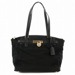 マイケルコース(Michael Kors)のマイケルコース MICHAEL KORS トートバッグ ロゴ ゴールド金具 黒(トートバッグ)