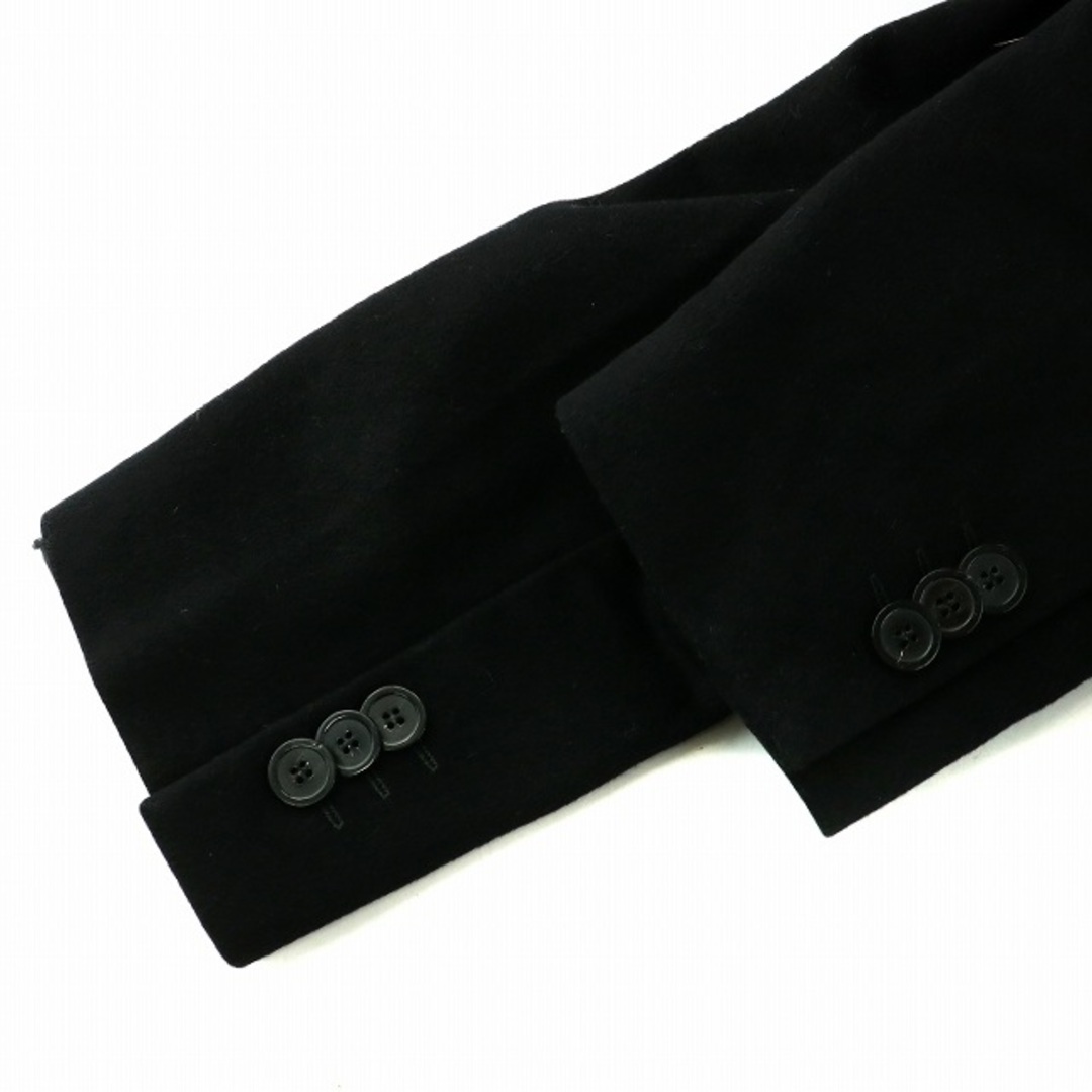 Emporio Armani(エンポリオアルマーニ)のEMPORIO ARMANI チェスターコート ロング シングル 長袖 黒 メンズのジャケット/アウター(その他)の商品写真