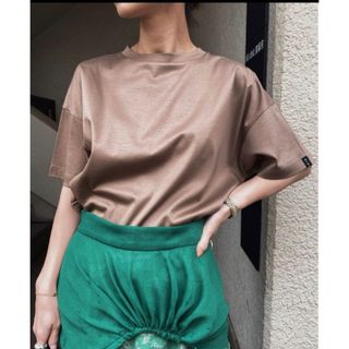 アメリヴィンテージ(Ameri VINTAGE)の新品未使用　Ameri アメリ　LUSTER SMOOTH TEE (Tシャツ(半袖/袖なし))