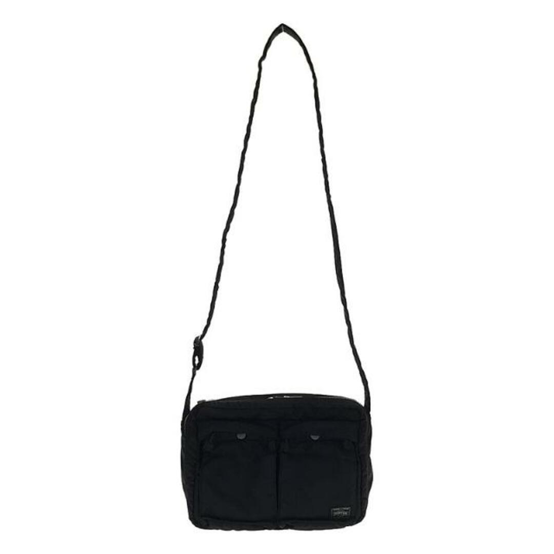 PORTER(ポーター)の【美品】  PORTER / ポーター | TANKER  SHOULDER BAG(L) タンカー ショルダーバッグ | ブラック | メンズ メンズのバッグ(ショルダーバッグ)の商品写真