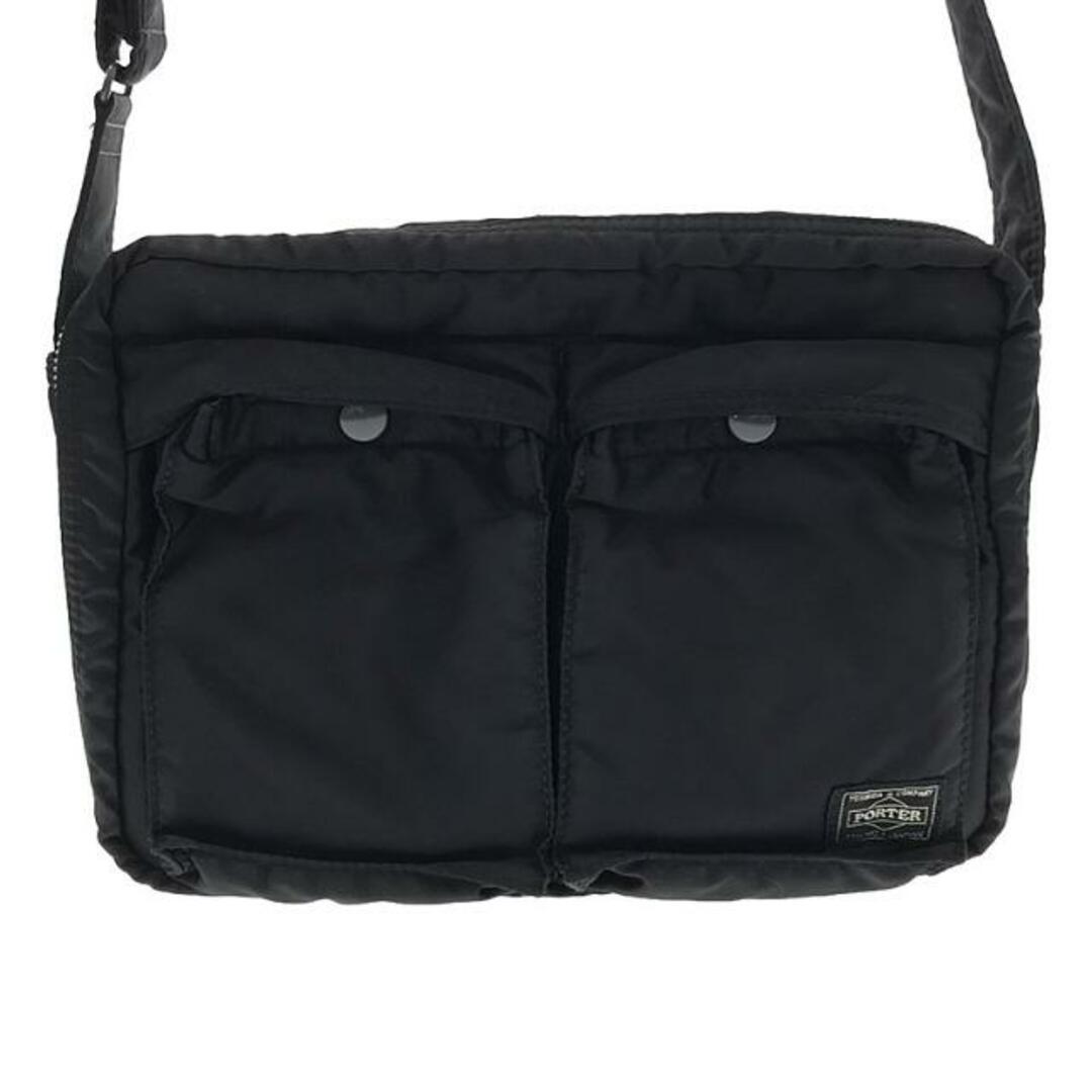 PORTER(ポーター)の【美品】  PORTER / ポーター | TANKER  SHOULDER BAG(L) タンカー ショルダーバッグ | ブラック | メンズ メンズのバッグ(ショルダーバッグ)の商品写真