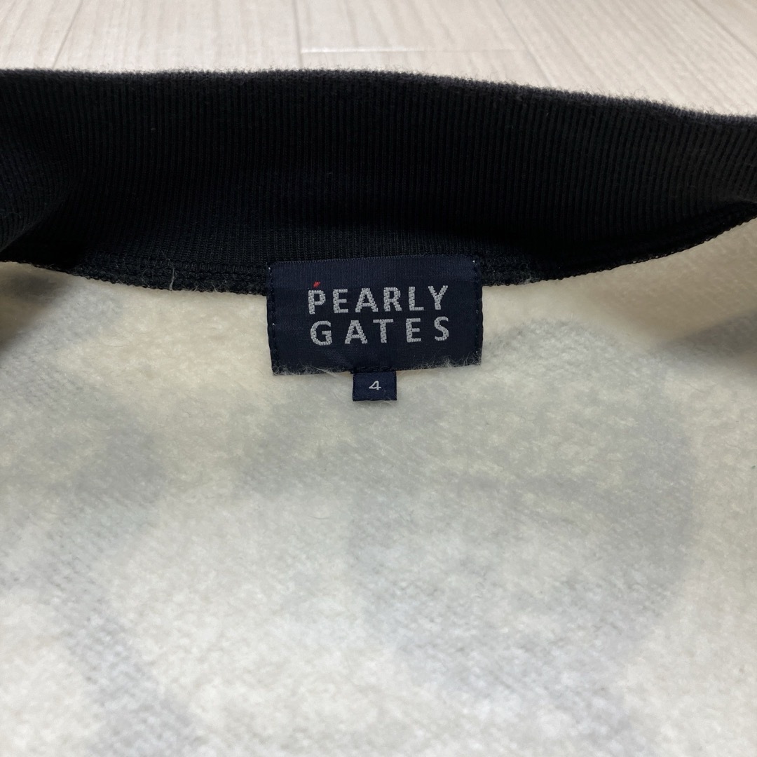 PEARLY GATES(パーリーゲイツ)のサイズ4 パーリーゲイツ アーミー スウェットブルゾン 裏起毛 スポーツ/アウトドアのゴルフ(ウエア)の商品写真