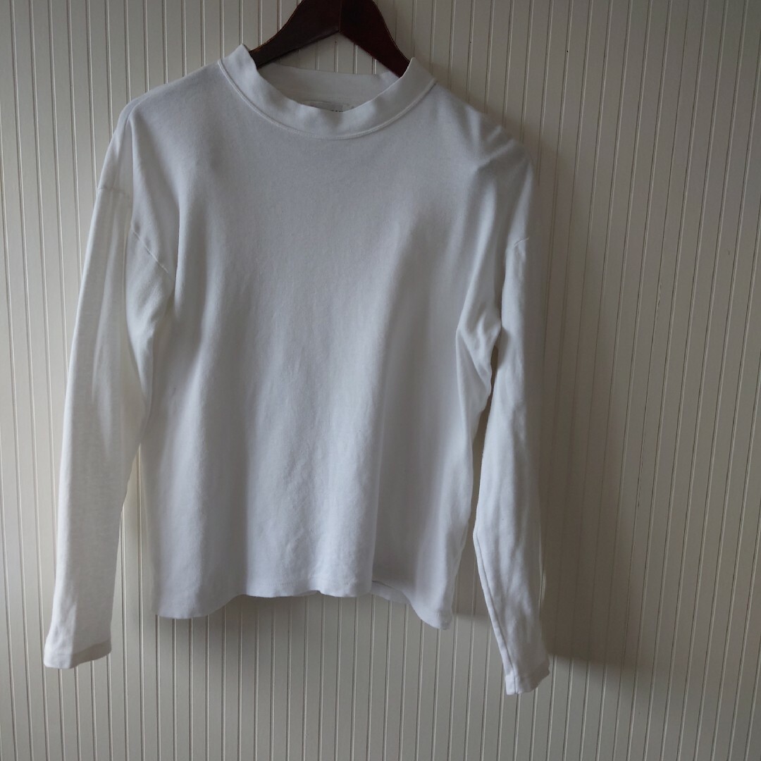 ロンT白 レディースのトップス(Tシャツ(長袖/七分))の商品写真
