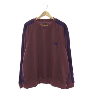 【美品】  Needles / ニードルス | Track Crew Neck Shirt / トラック クルーネック シャツ スウェット | XL | Wine | メンズ