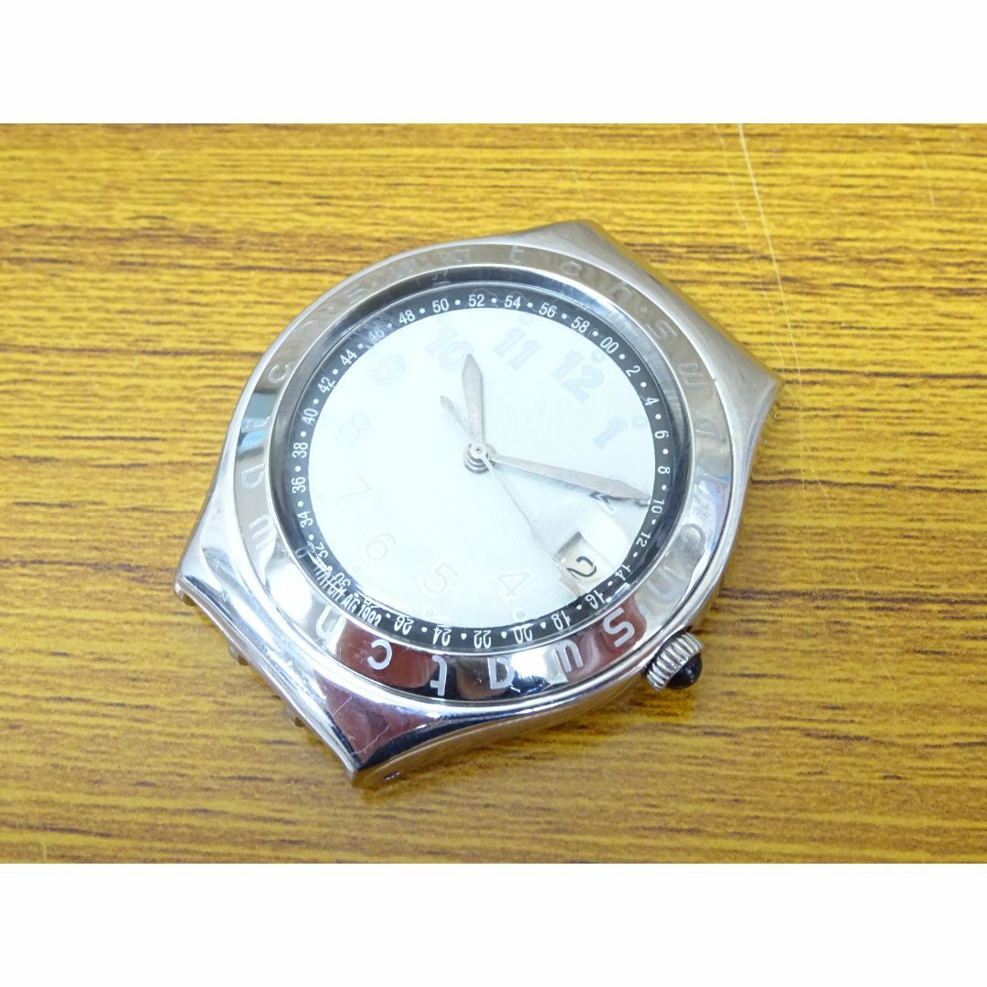 swatch(スウォッチ)のK渋088/ SWATCH スウォッチ 腕時計 クォーツ デイト メンズ メンズの時計(腕時計(アナログ))の商品写真