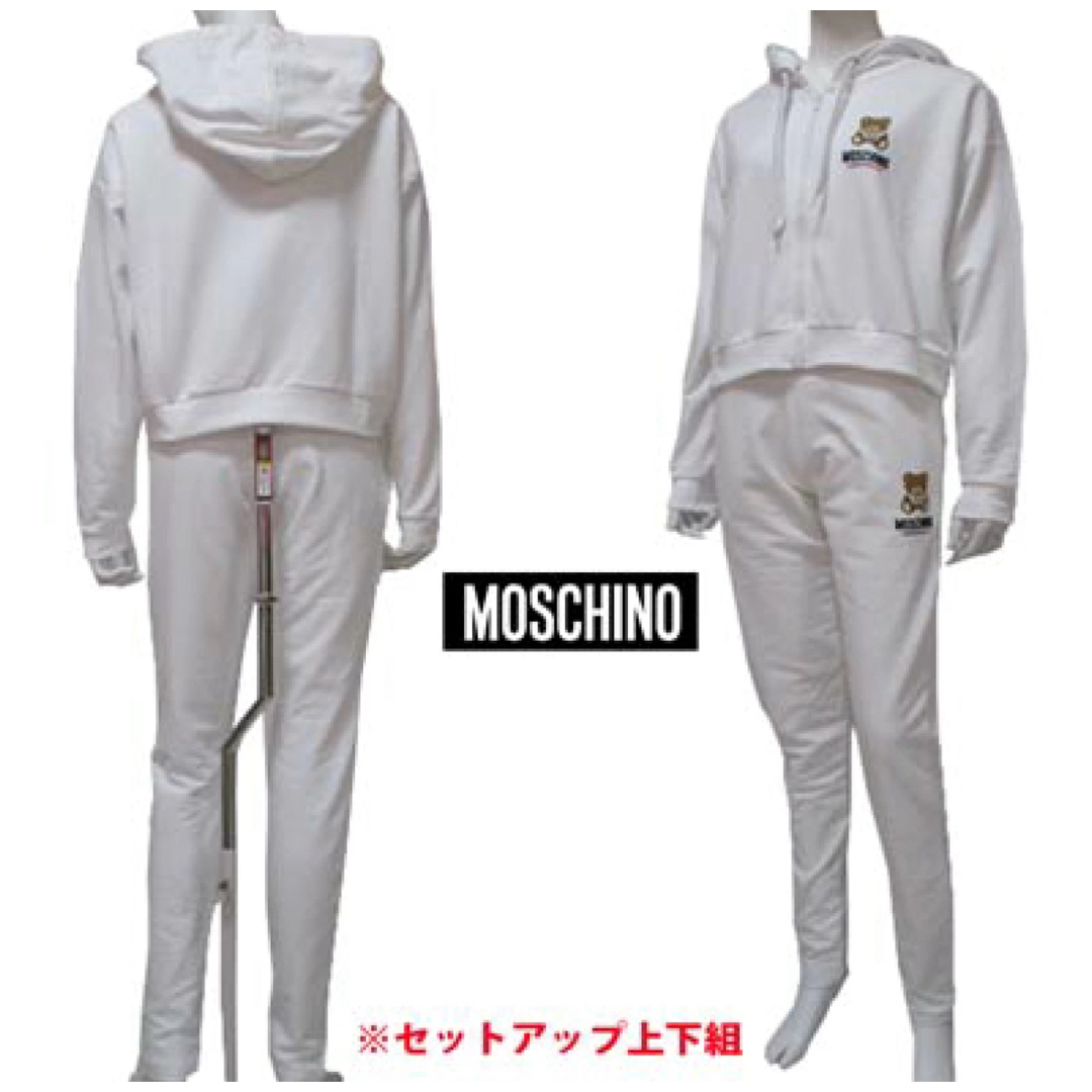 MOSCHINO(モスキーノ)の〈新品〉MOSCHINO モスキーノ パーカー ショート丈 レディースのトップス(パーカー)の商品写真