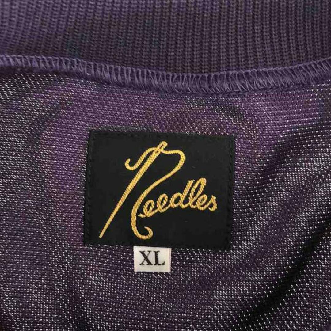 Needles(ニードルス)の【美品】  Needles / ニードルス | Track Crew Neck Shirt - Poly Smooth / トラック クルーネックシャツ ジャージ | XL | パープル | メンズ メンズのトップス(スウェット)の商品写真