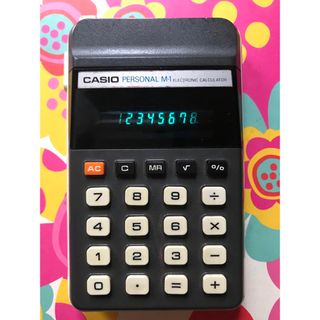 カシオ(CASIO)のCASIO 蛍光管　昭和の電卓　PERSONAL M-1(その他)