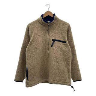 エルエルビーン(L.L.Bean)のL.L.BEAN / エルエルビーン | 80s ヴィンテージ ボアフリース ハーフジップ プルオーバー ジャケット | ベージュ | メンズ(その他)