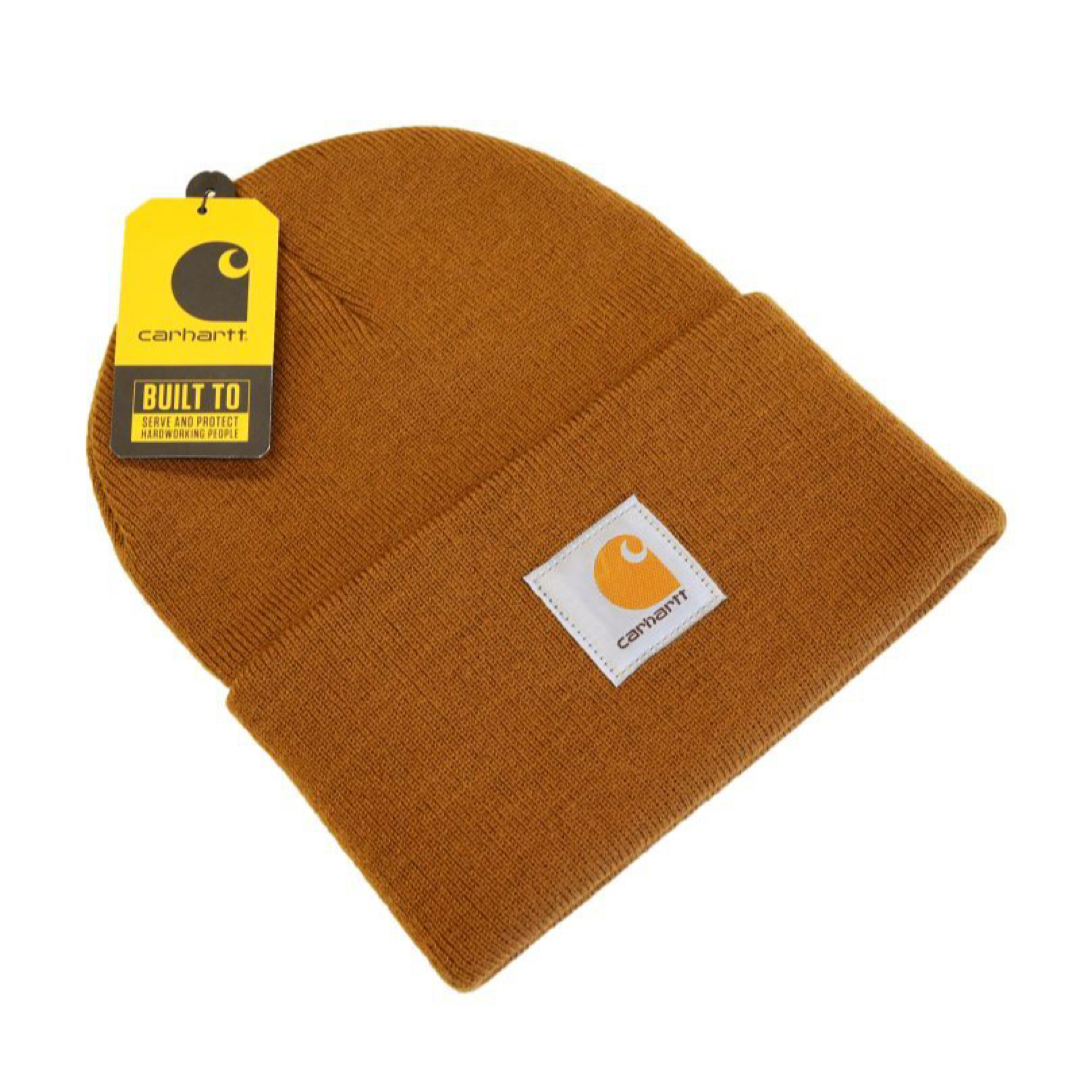 carhartt(カーハート)のカーハート　ニット帽　中古品 メンズの帽子(ニット帽/ビーニー)の商品写真