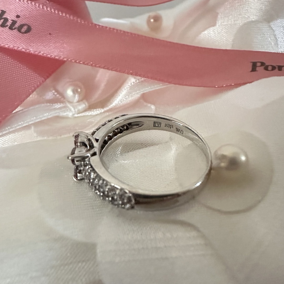 PonteVecchio(ポンテヴェキオ)のPonte Vecchioピンクダイヤモンドフラワーエテルノリング レディースのアクセサリー(リング(指輪))の商品写真