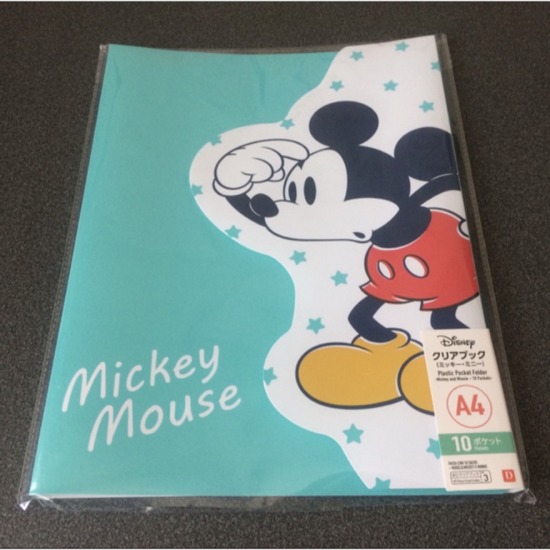 Disney(ディズニー)の【在庫限り★新品未使用】DAISO ディズニー クリアブック ミッキーマウス エンタメ/ホビーのおもちゃ/ぬいぐるみ(キャラクターグッズ)の商品写真