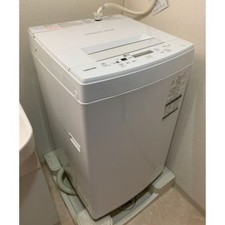 トウシバ(東芝)のTOSHIBA 全自動洗濯機 ♦︎2019年製【AW-45M7（W）】4.5kg(洗濯機)