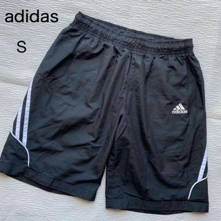 adidas - adidas アディダス　ハーフパンツ　黒　ナイロン　S