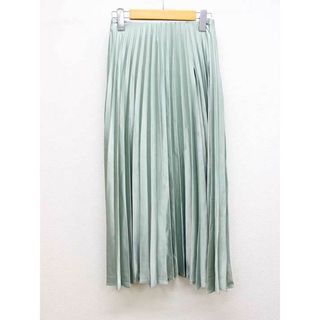 ザラ(ZARA)の【春物新入荷】■ZARA/ザラ■プリーツスカート/ロング丈 グリーン/緑 レディース XS【中古】 春夏 313042(その他)