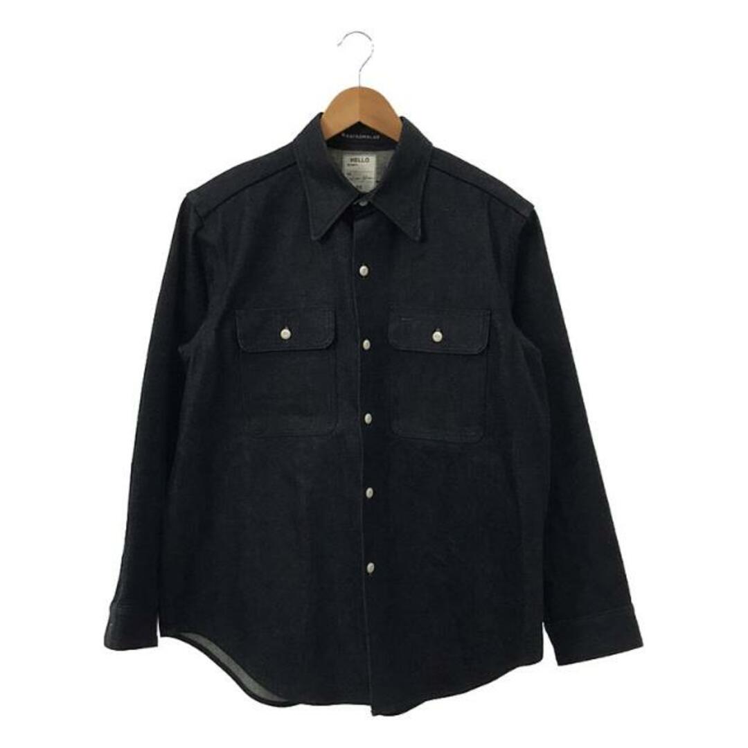 MADISONBLUE(マディソンブルー)の【美品】  MADISON BLUE / マディソンブルー | HAMPTON DENIM SHIRT シャツ | 0 | インディゴ | レディース レディースのトップス(シャツ/ブラウス(長袖/七分))の商品写真