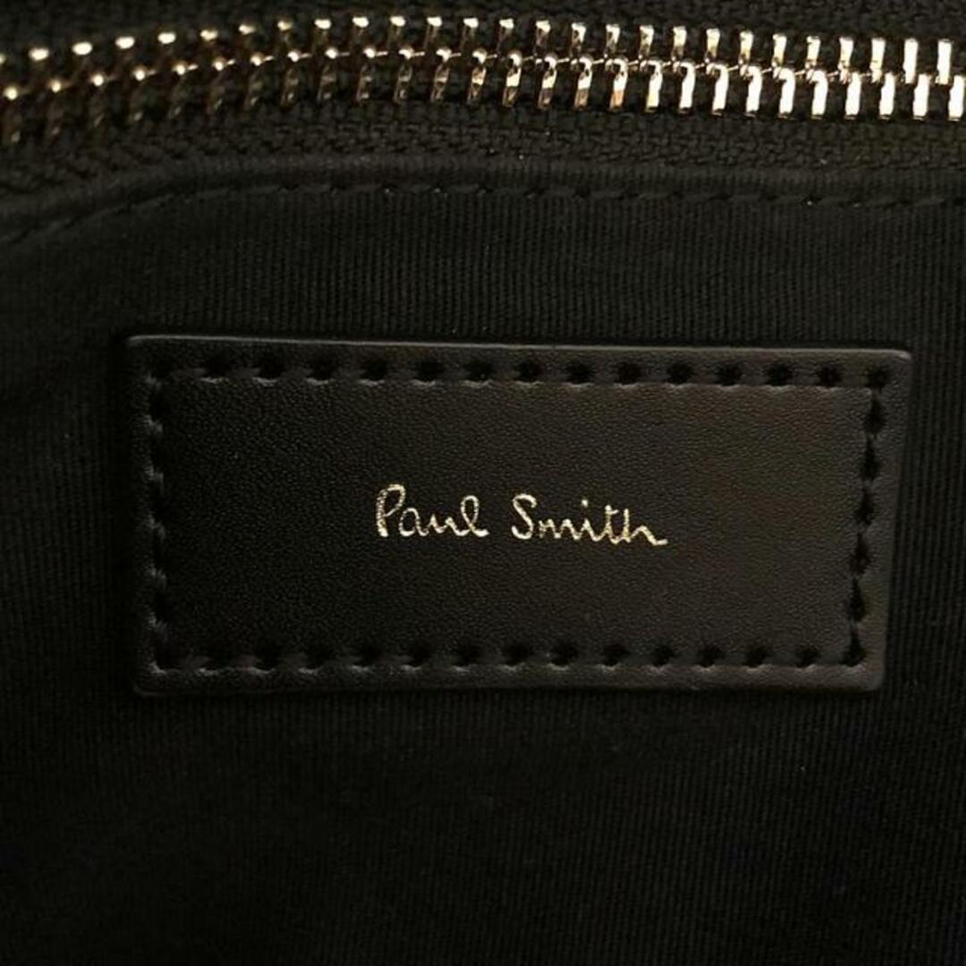 Paul Smith(ポールスミス)のPaul Smith / ポールスミス | レザー パッチワーク デイパック バックパック | ブラック | メンズ メンズのバッグ(バッグパック/リュック)の商品写真