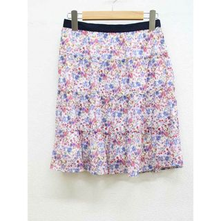 イネド(INED)の【春物新入荷】■INED/イネド■花柄スカート/ミニ丈 マルチカラー レディース 7【中古】春夏 513042(その他)