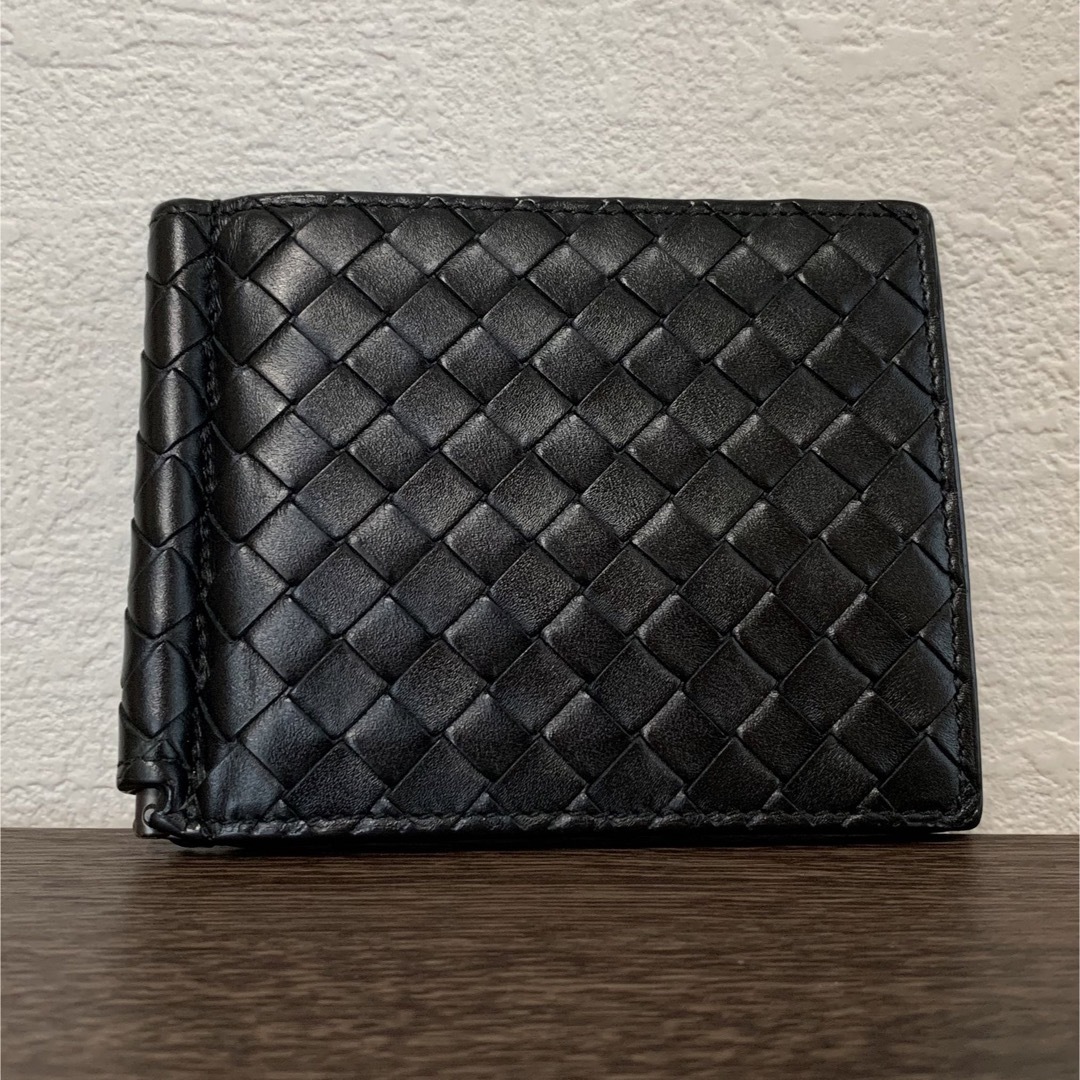 Bottega Veneta(ボッテガヴェネタ)のBottega Veneta マネークリップ付き二つ折りウォレット メンズのファッション小物(折り財布)の商品写真