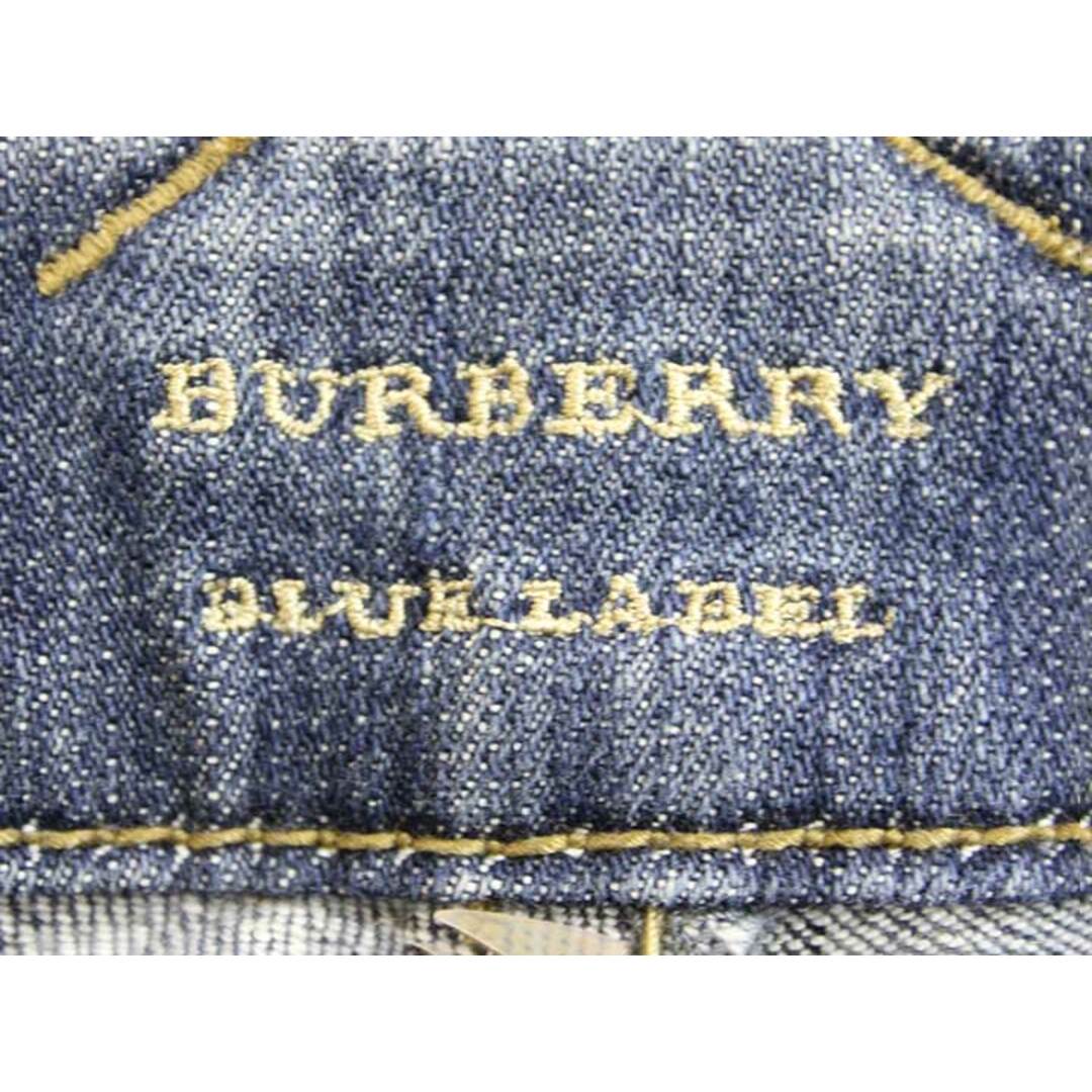 BURBERRY BLUE LABEL(バーバリーブルーレーベル)の【春物 新入荷】‡BURBERRY BLUE LABEL/バーバリーブルーレーベル‡クロップドデニムパンツ/七分丈 インディゴ レディース 23 【中古】春夏 913042 レディースのパンツ(その他)の商品写真