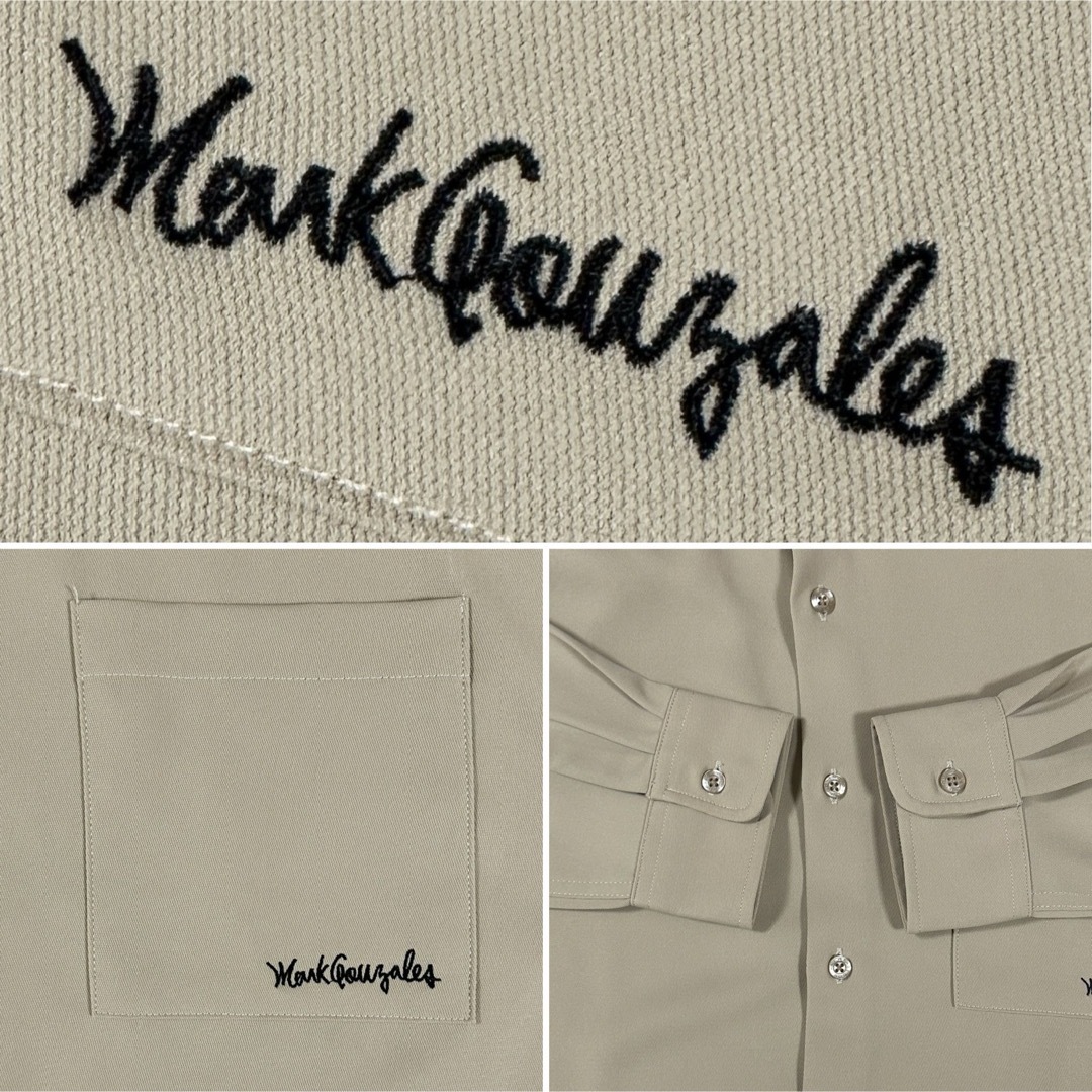 Mark Gonzales(マークゴンザレス)のマークゴンザレス × BACE COTROL コラボ 長袖シャツ ポリシャツ メンズのトップス(シャツ)の商品写真