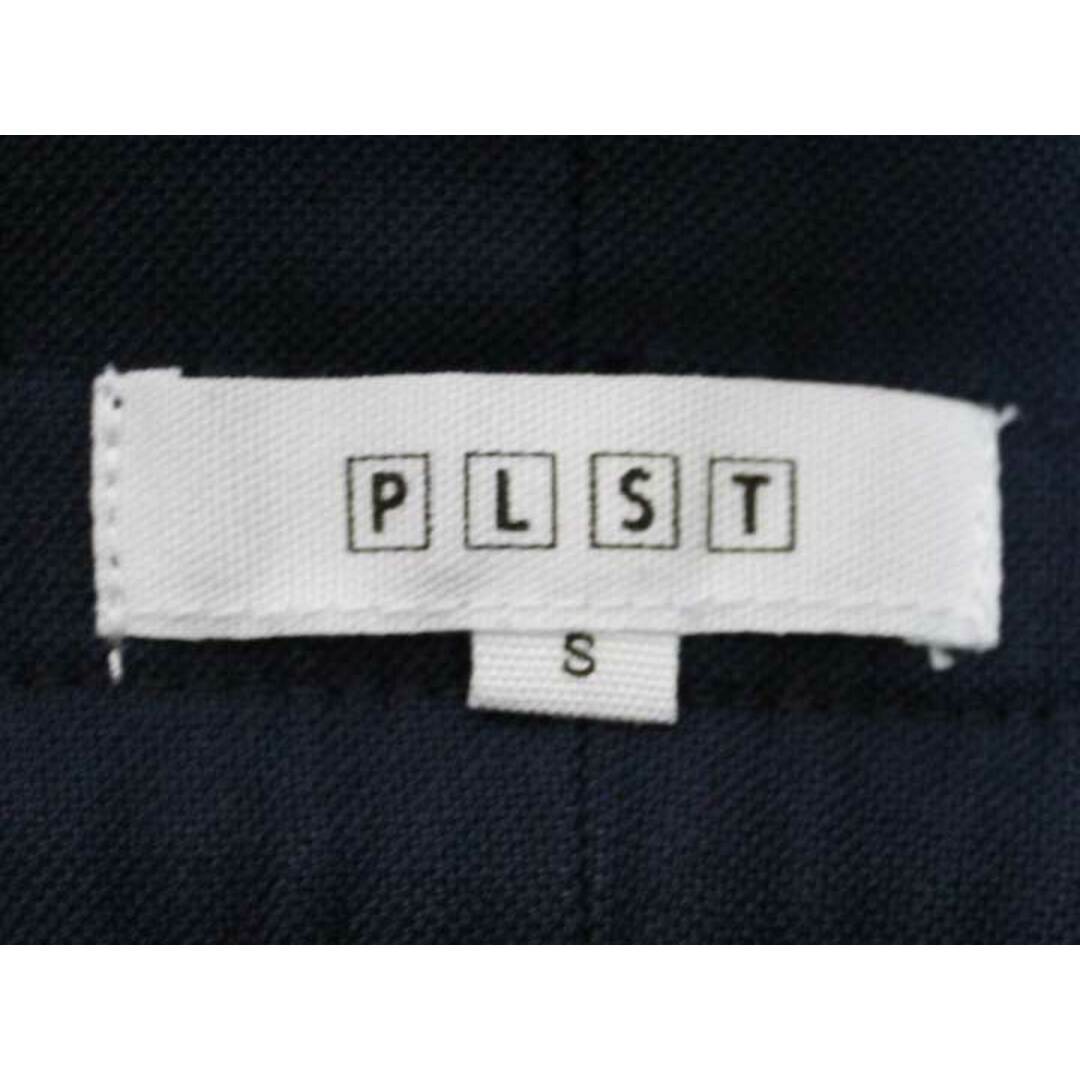 PLST(プラステ)の【春物 新入荷】☆PLST/プラステ☆リネンブレンドストレッチハイウエストワイドクロップドパンツ/センタープレス/ポケット/カジュアル/無地 ネイビー/紺 レディース S【中古】春夏 913042 レディースのパンツ(その他)の商品写真