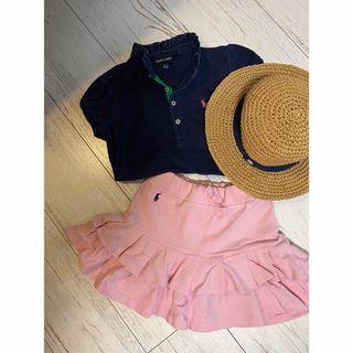 ラルフローレン(Ralph Lauren)のラルフローレン　フリルスカートとフリルポロ120(スカート)