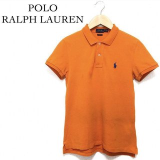 POLO RALPH LAUREN - ポロラルフローレン ポロシャツ 半袖 綿100％ コットン100％ オレンジ M